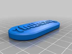 anthony dog name tag customized 3d print model - Mito3D