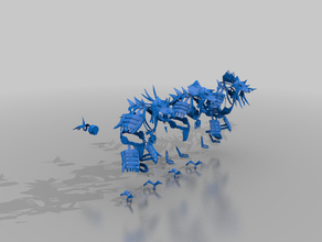 hombres lagarto templo de la guardia armadura aos seraphon whfb 3d print model - Mito3D