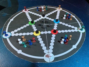 penta juego de figuras boardgame mesa figura las cifras 3d print model - Mito3D