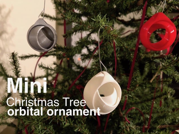 mini décoration d'arbre de noël les fêtes décorations ornement des arbre miniature ornements en d'ornement 3D print model - Mito3D
