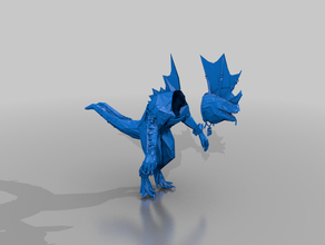 tehenhauin - lizardmen tm aos seraphon whfb 3d print model - Mito3D