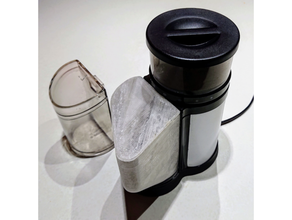 coffee grinder bin spout cup 3d print model - Mito3D