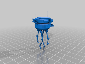 11-3k viper probe droid de star wars las guerras la estrella legión 3d print model - Mito3D