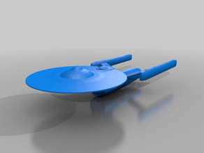 fédération navire d'exploration 3d print model - Mito3D