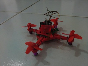 eachine e011 x frame 615 brushed motor e010s e010 whoop micro drone tiny 3d print model - Mito3D