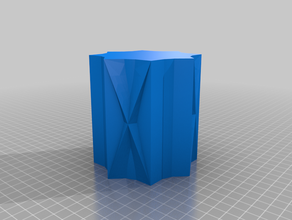 vase circle-Plätze container Bleistift-Halter spiral 3d print model - Mito3D