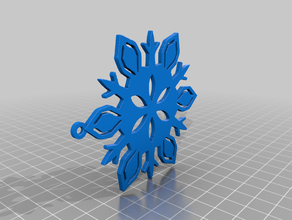 floco de neve ornamentos 3d print model - Mito3D