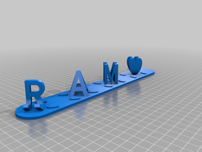 ram janu 2 customized 3d print model - Mito3D