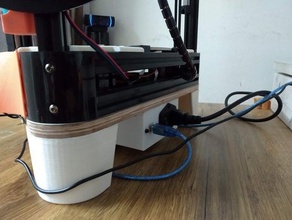 anycubic kossel doğrusal artı gövde altı kapak teşvikli 3d print model - Mito3D