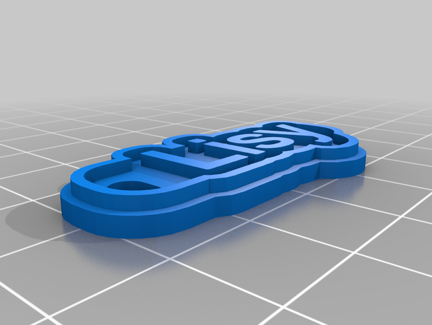 porte cl lisy personnalisé 3D print model - Mito3D