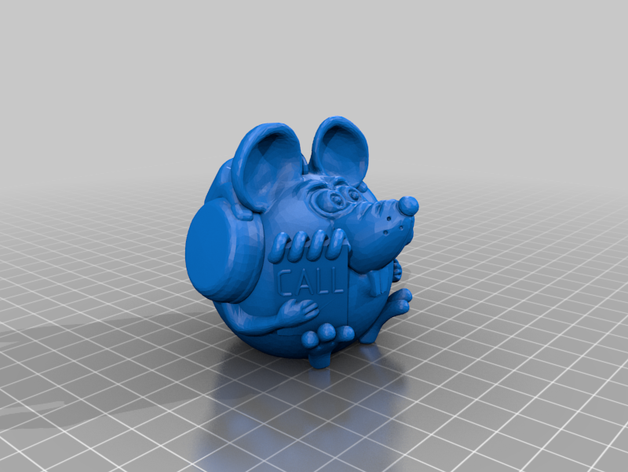 telephone operator mouse 3D print model - Mito3D