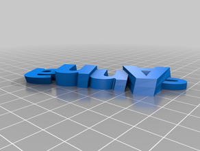 mi personalizados iamburny la v2 de texto - anna personalizado 3d print model - Mito3D