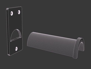 basic filament holder 3d printer accesories accessory spool accesory accessories 3d print model - Mito3D