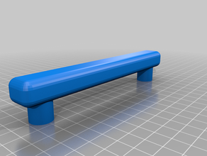 simple drawer handle you can adjust openscad 3d print model - Mito3D