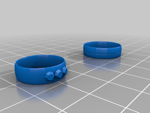 alan reanna rings 3d print model - Mito3D