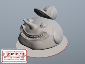 via stranezza art creality creatura dnd in miniatura monster la scultura street 3d print model - Mito3D