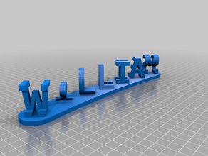 william poo personalizado 3d print model - Mito3D