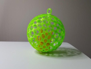 voronoi-like ball new year voronoi 3d print model - Mito3D