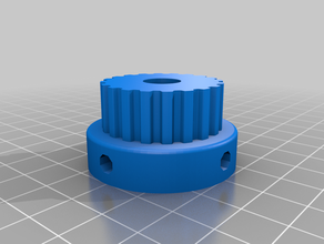 shaft 10 xl pulley 20 teeth customized 3d print model - Mito3D