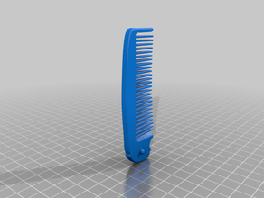 portátil pente de cabelo escova haircomb a casa 3d print model - Mito3D