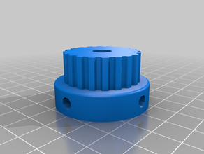 shaft 8 xl pulley 20 teeth customized 3d print model - Mito3D