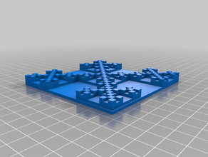 iterated functions system 3d print model - Mito3D