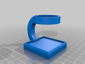 samsung active 2 watch charger stand 3d print model - Mito3D