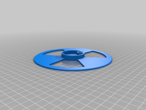 6 inch reel-to-reel spool 3d print model - Mito3D