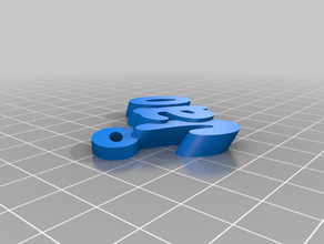 jaco - isim Anahtarlık keyfob özelleştirilmiş 3d print model - Mito3D