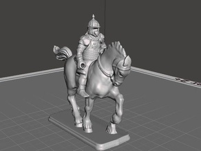 supportless polish hussars winged lancers 28mm cave dnd dungeons dragons history hussar mordheim nosupport poland support tabletop wargaming warhammer fantasy 3d print model - Mito3D