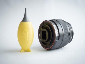 il ventilatore di aria palloncino soffiatore la fotocamera pulito dslr polvere duster flessibile del filamento obiettivo fotografia tpu 3d print model - Mito3D