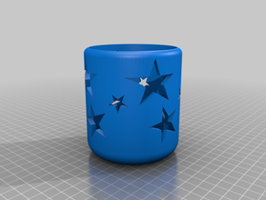yıldız mumluk 3d print model - Mito3D