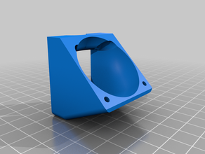 hevo hot end retainer 45 degree fan 40mm hypercube evolution noctua 3d print model - Mito3D