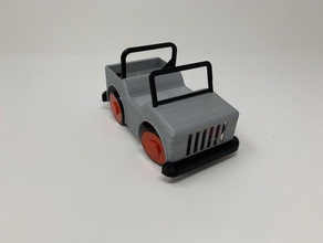 robotic cam steered vehicle 3d print model - Mito3D