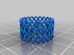 celtic knot anello Stampante 3d il celticdesign dell'arte celtica nodo celtico 3d print model - Mito3D