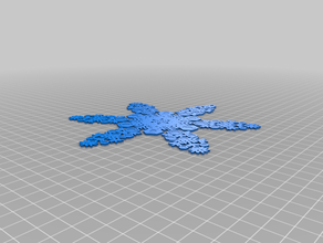 2019 snowflake juliee customized 3d print model - Mito3D