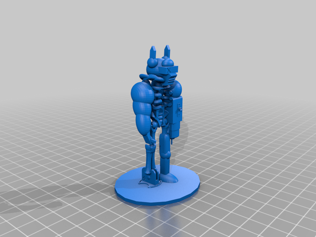 cyborg 3D print model - Mito3D