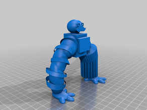 vecchio robot uomo 3d print model - Mito3D
