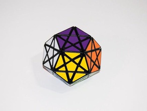 starminx ii profundo corte rosto transformando dodecaedro rubiks cube sinuoso de quebra-cabeça 3d print model - Mito3D