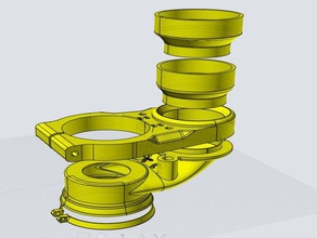 80mm Spindel - magnetische Staub Schuh 3d print model - Mito3D