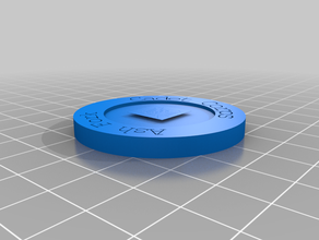 cadet coin customized 3d print model - Mito3D