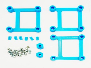 frame chains big led matrix 3d print model - Mito3D