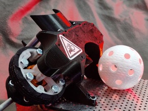 floorball-Werfer Unihockey Roboter 3d print model - Mito3D