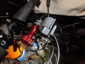 gopro 20mm direita em ângulo reto tocha de montagem 18650 bateria a h2r diodo emissor luz bicicleta montanha nova olight o suporte do maçarico 3d print model - Mito3D