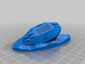 crashed pod tabletop warhammer 3d print model - Mito3D