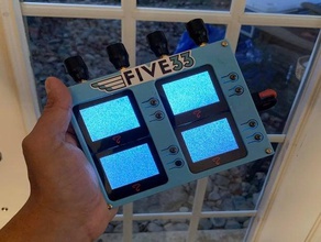4way fpv spotter los drones el topsky reloj 3d print model - Mito3D