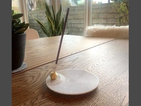 decorative incense holder tray ashtray box burner 3d print model - Mito3D
