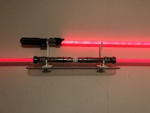 master replicas simple stand darth maul vader lightsaber star wars 3d print model - Mito3D