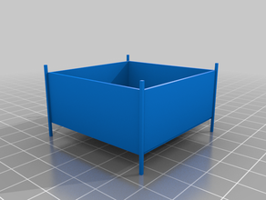 Pflanzer-box 3d print model - Mito3D