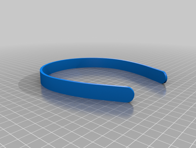 Stirnband 3D print model - Mito3D